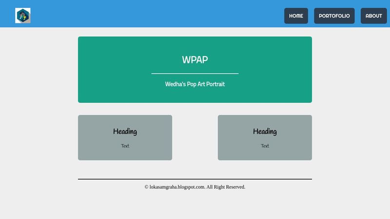Basic HTML template