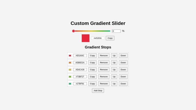 Gradient Slider v3