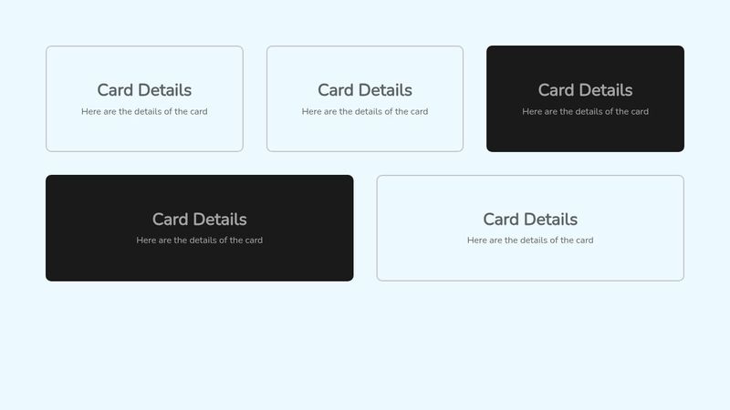 Simple Cards + Hover Effect