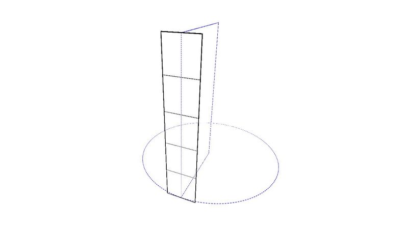 Mapping polygonal shapes to 3D CSS mesh - step 2 - columns