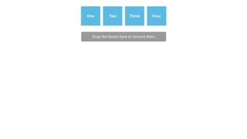 Simple drag and drop with JavaScript