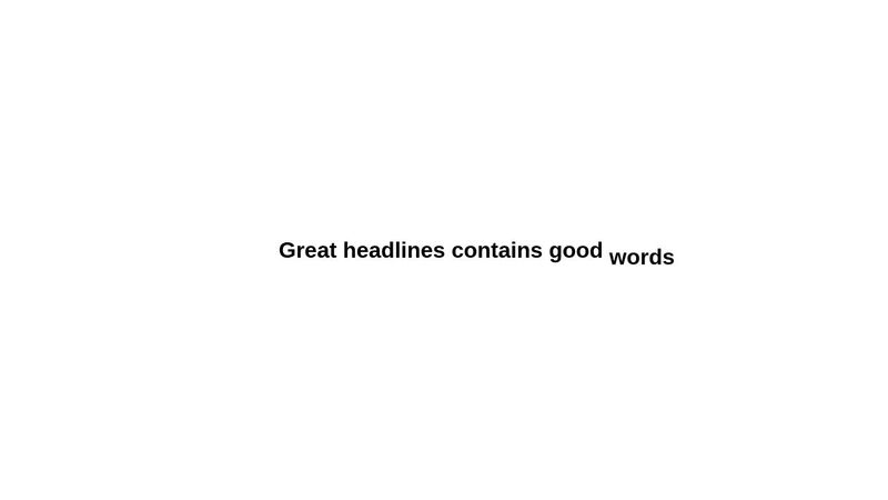 POC headline animation with CSS