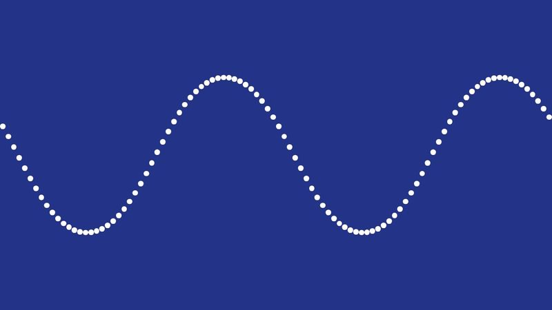 CSS Dotted Sine Wave