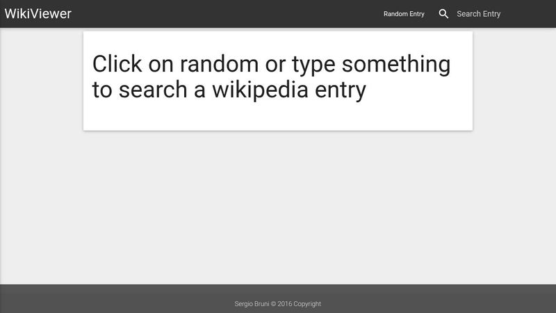 CodePen - API Wikipedia Viewer