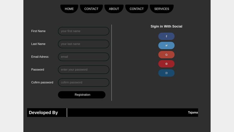 Sign up Form - Html & CSS