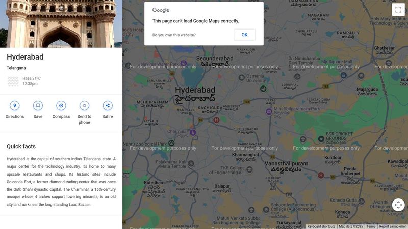 custom side panel - google maps (gis maps) - d3
