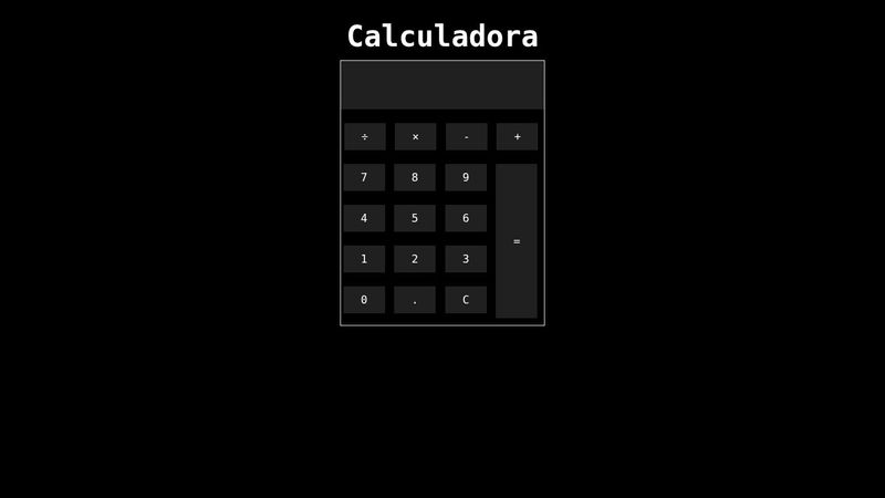 Calculadora JavaScript