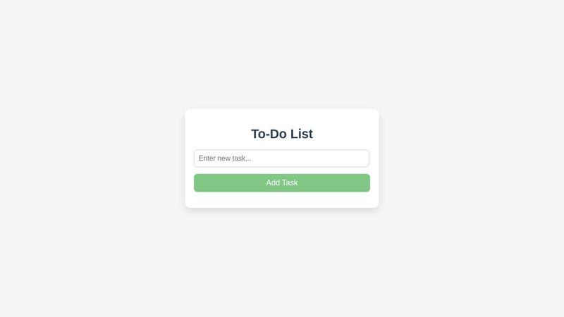 Task 10:Interactive To-Do List