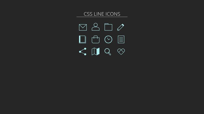 CSS Line Icons