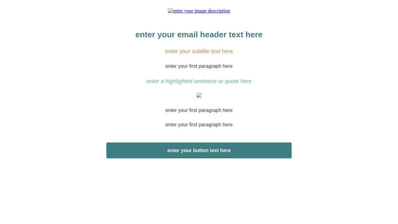 Basic Email Template