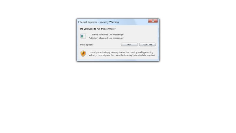 windows dialog box