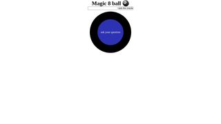 Magic 8 Ball 🎱