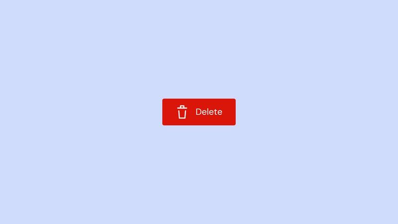 Delete Button Animation
