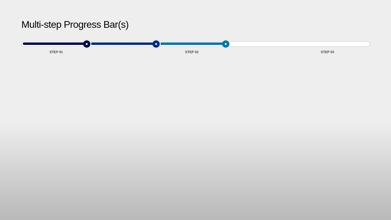 Multi-step progress bar