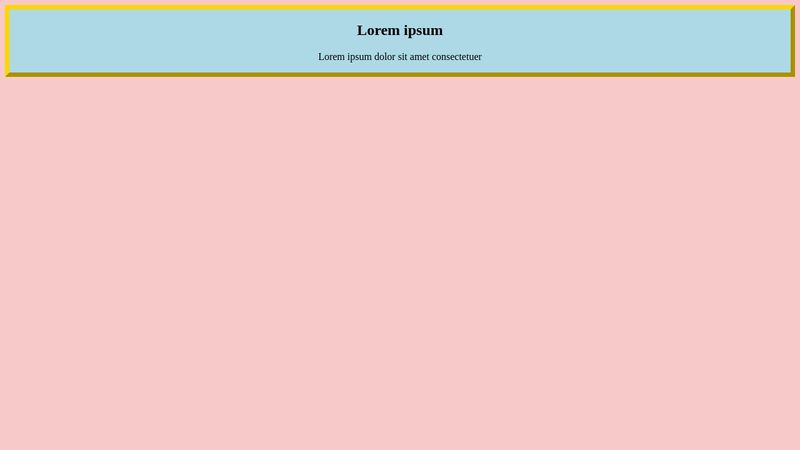 Internal CSS Example