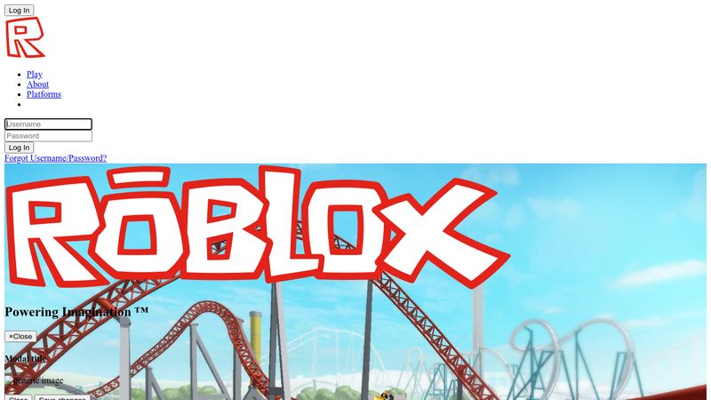 Login to roblox on codepen