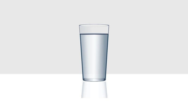CSS Single Div Glass of Water