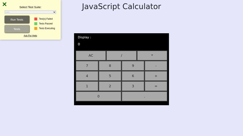JavaScript Calculator