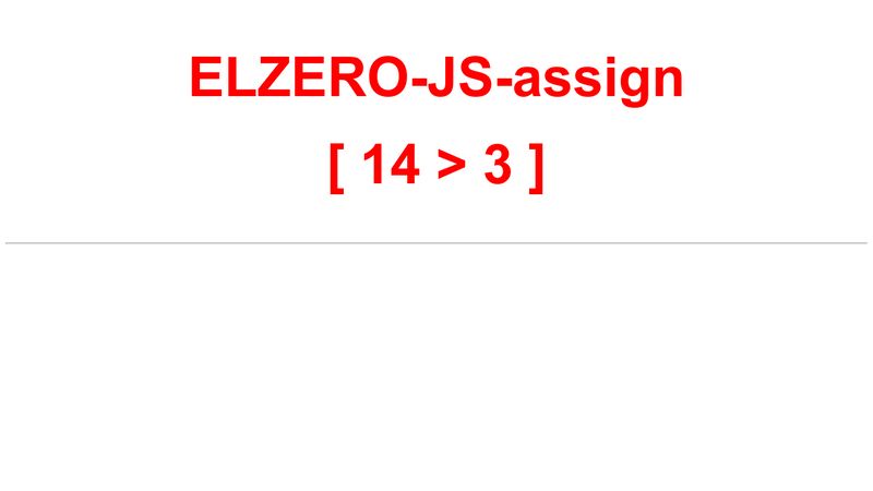 assignment js elzero