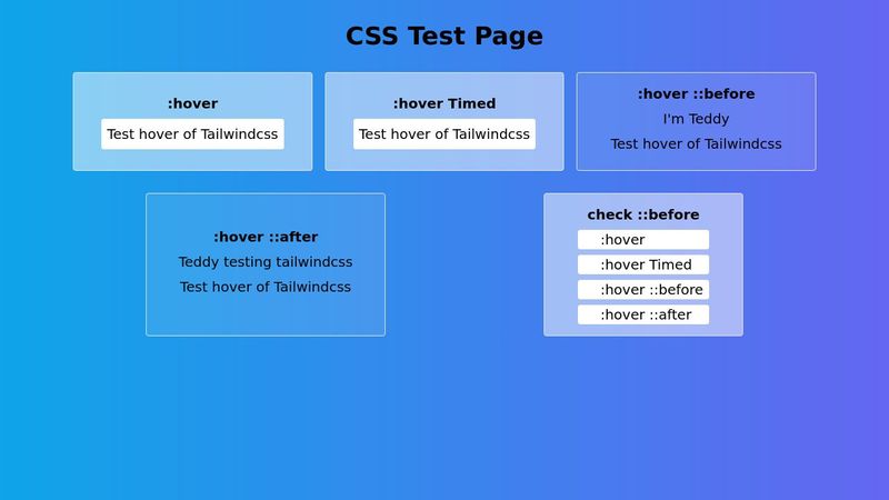 CSS Test Page