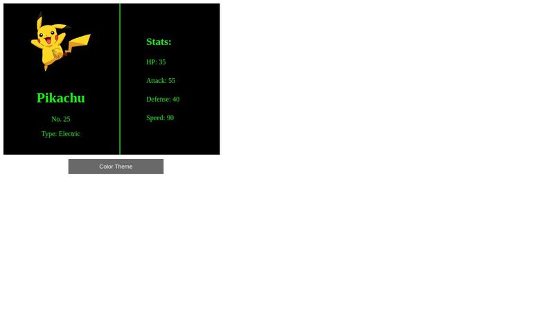 Pokemon Display Activity- CSS Solution