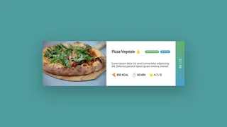 Pizza Info Card