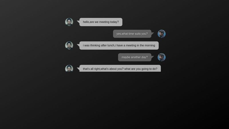 chat window with css3