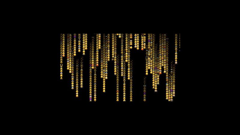 Matrix Emoji Rain