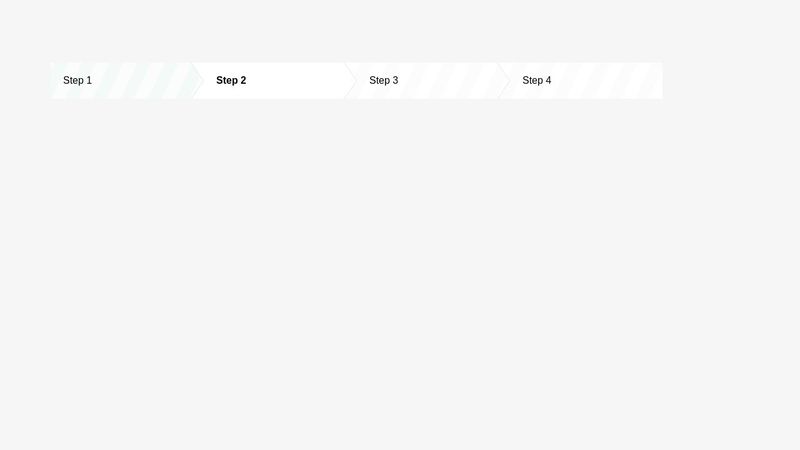 CSS stepper with arrow dividers