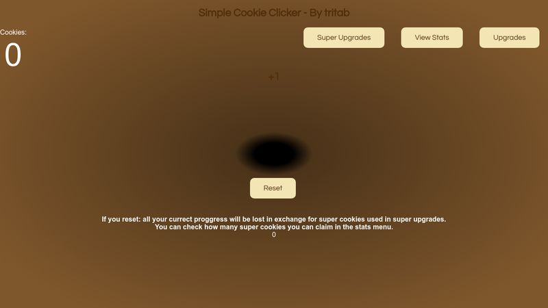 Very Basic Cookie Clicker Game