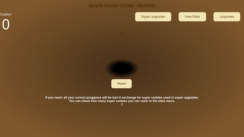 Very Basic Cookie Clicker Game