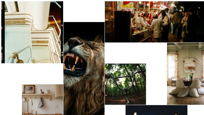CSS Grid Photo Collage (unsplash.com)