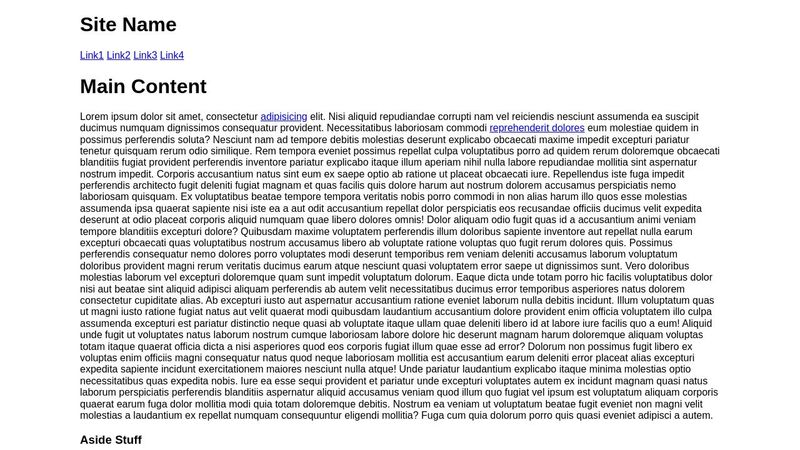 Skip to main content pattern - jquery