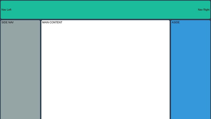 CodePen - Holy Grail Layout | Combined CSS Grid and Flexbox