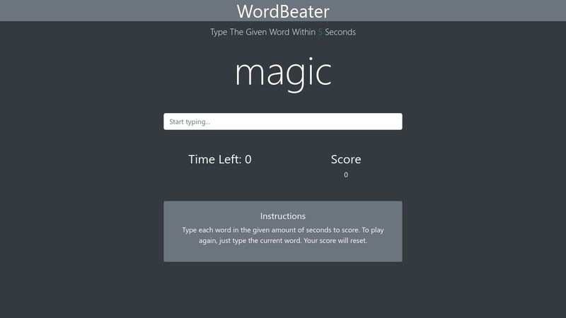 Build A Speed Typing Game In JavaScript
