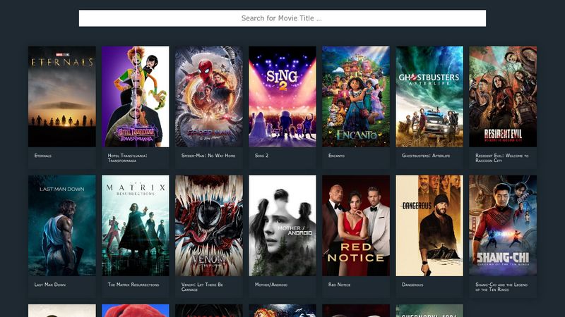 React Movie Search