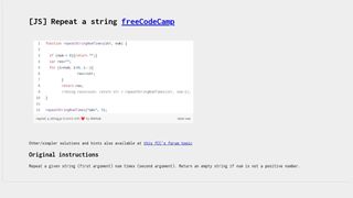 [JS] Repeat a string