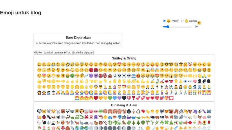 Emoji blog webcensar.com