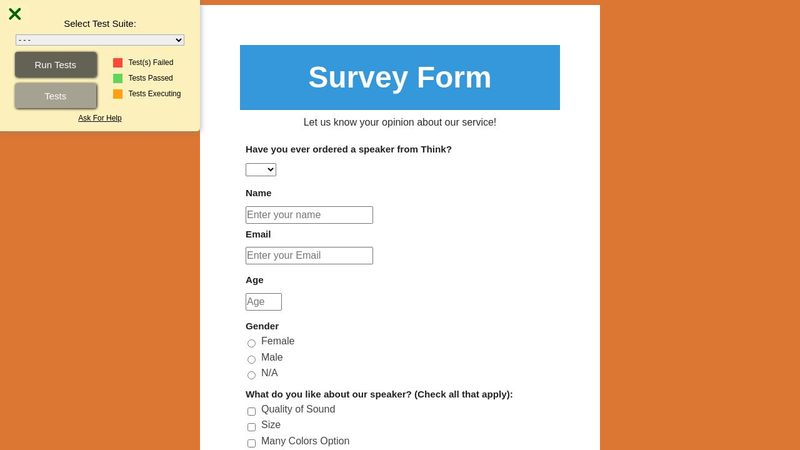 FCC Survey Form