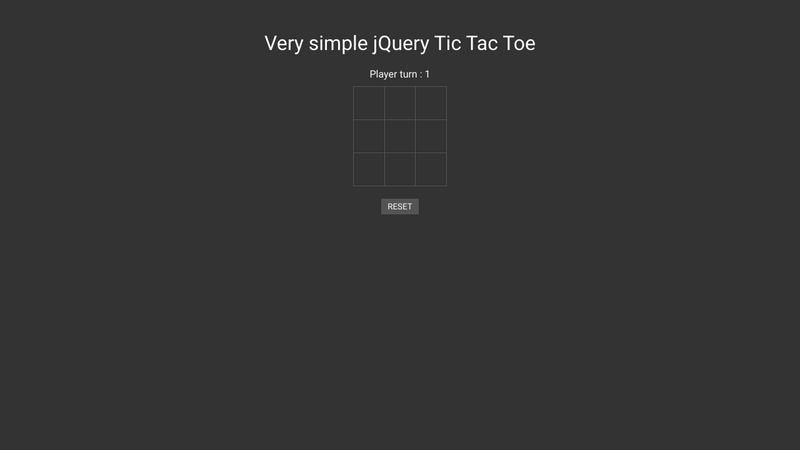 Create a Tic-Tac-Toe Game using jQuery - GeeksforGeeks