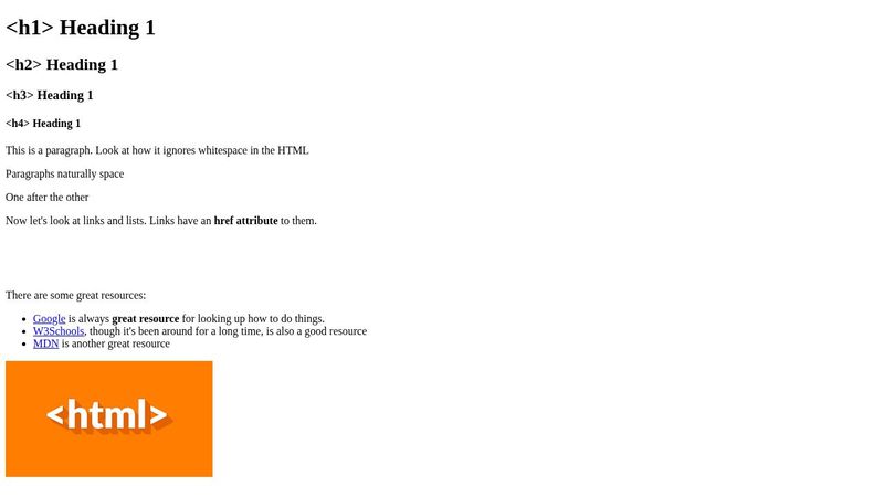 HTML Activity Template