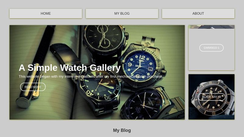 Grid CSS Watch Website