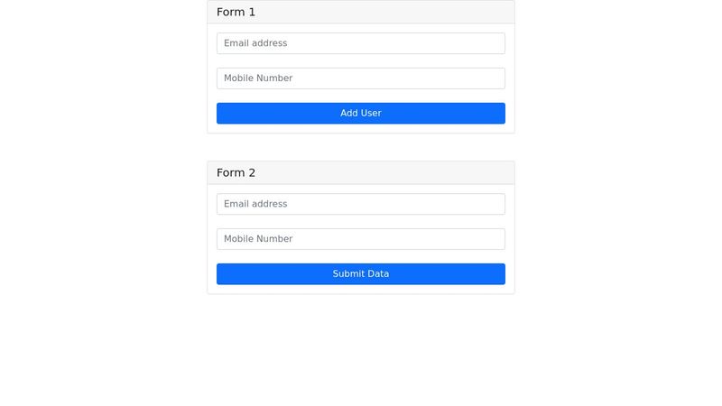 Copy input value on form submit to another form