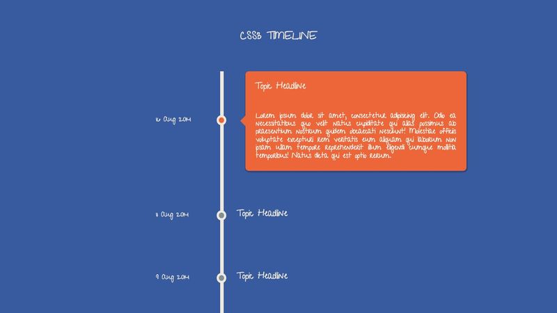 CSS3 Timeline
