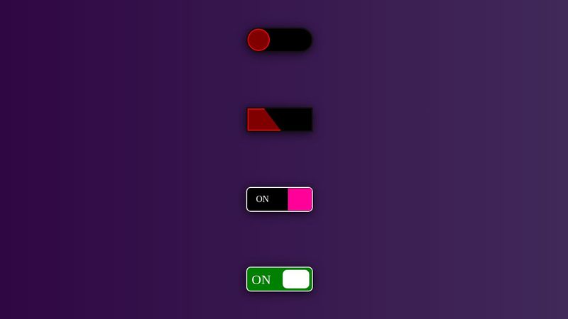 Simple Toggle Switch Using CSS
