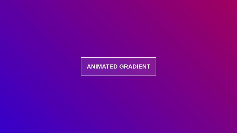 gradient css animation