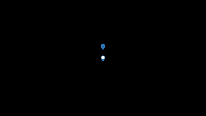 Location marker in html and css
