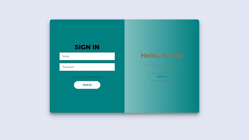 LOG IN/SIGN UP CODE HTML/CSS/JAVASCRIPT