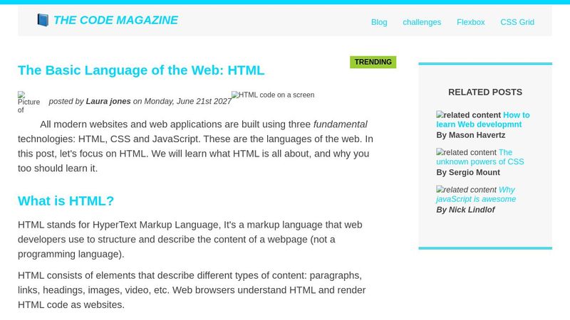 HTML & CSS Files