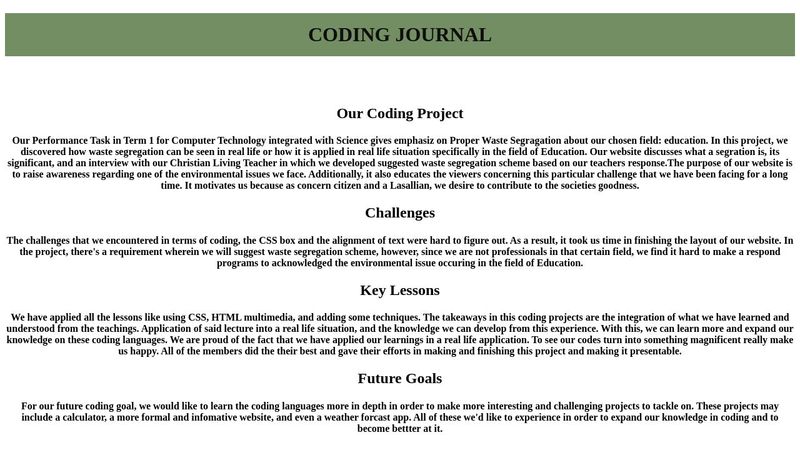 AU1-CODING JOURNAL